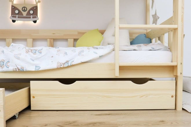 Cassetto in Legno Naturale - 90x200