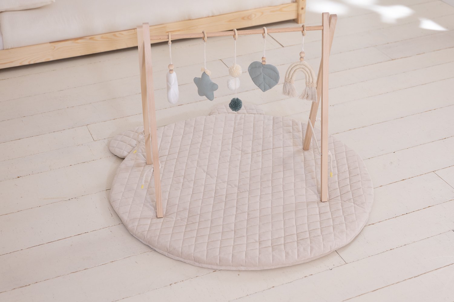 Wooden Baby Gym - Mint