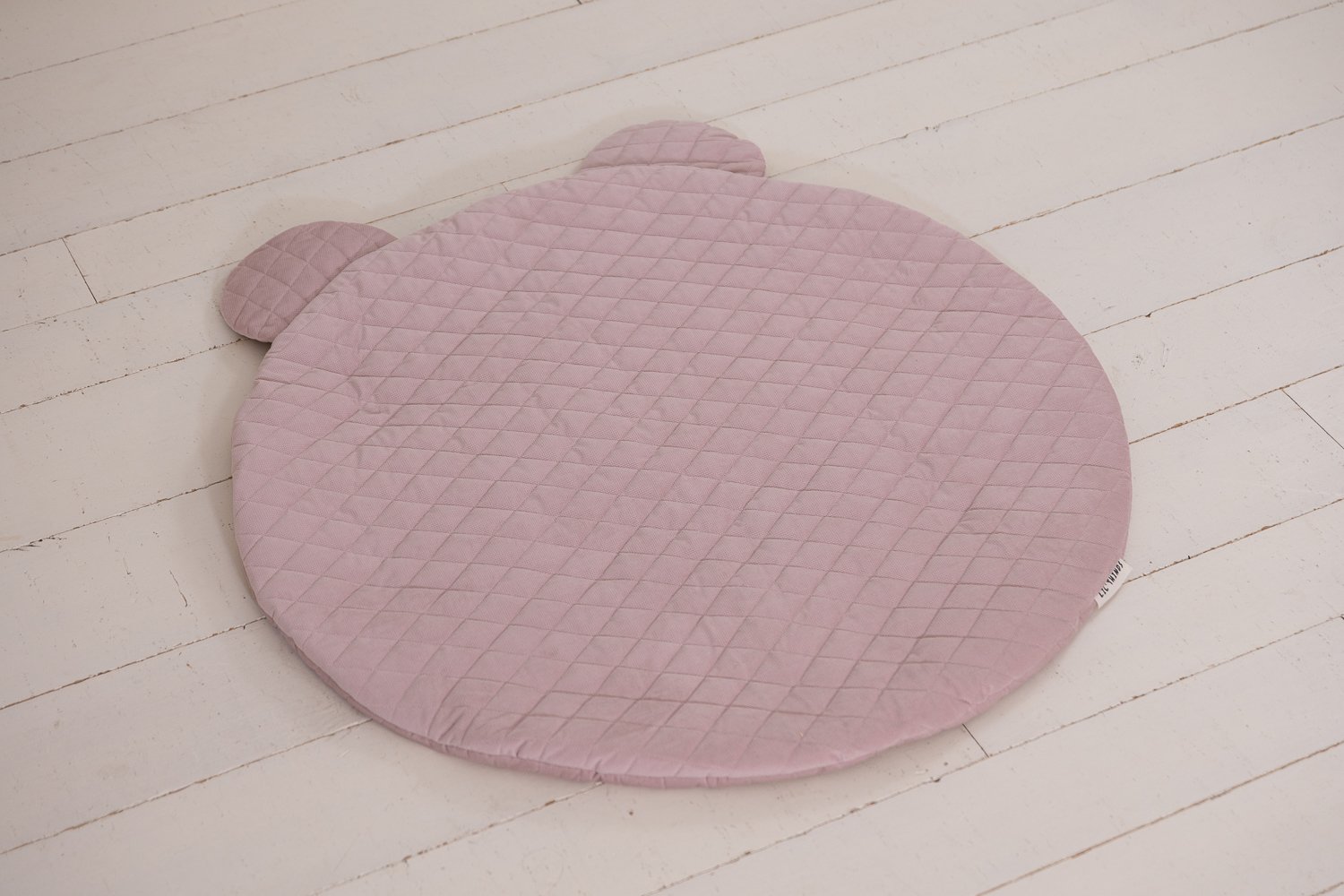 Velvet Bear Mat - Pink