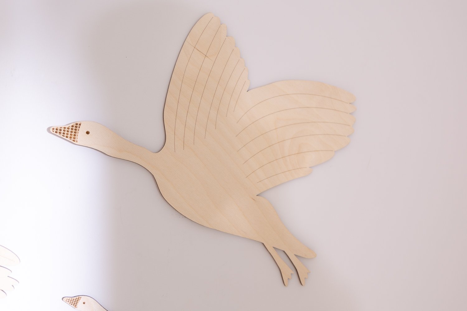 Wooden Goose Set Wall Decoration