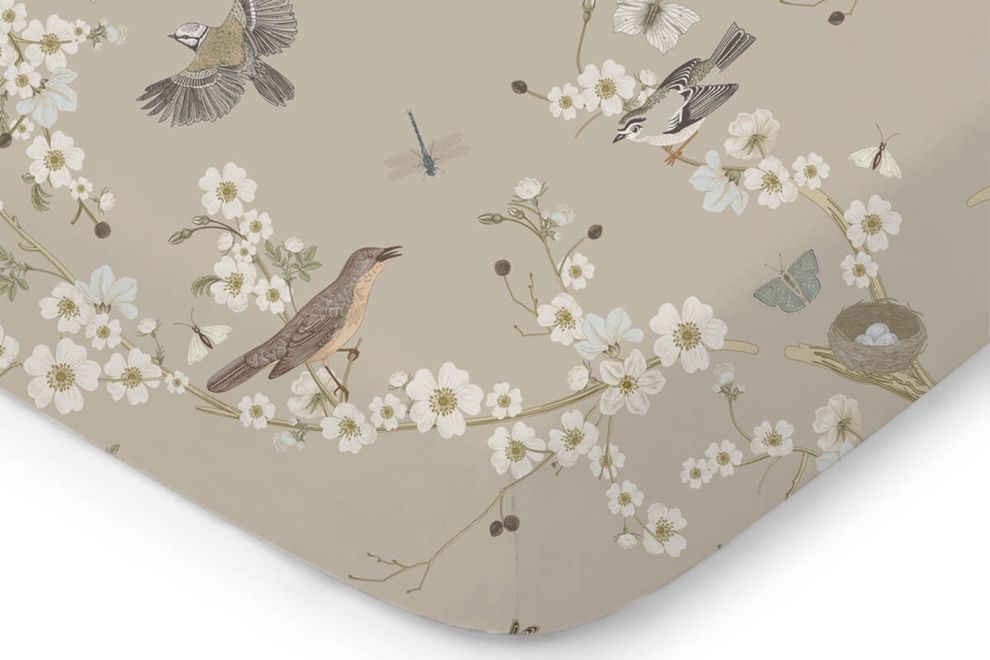 Birdsong Fitted Sheet