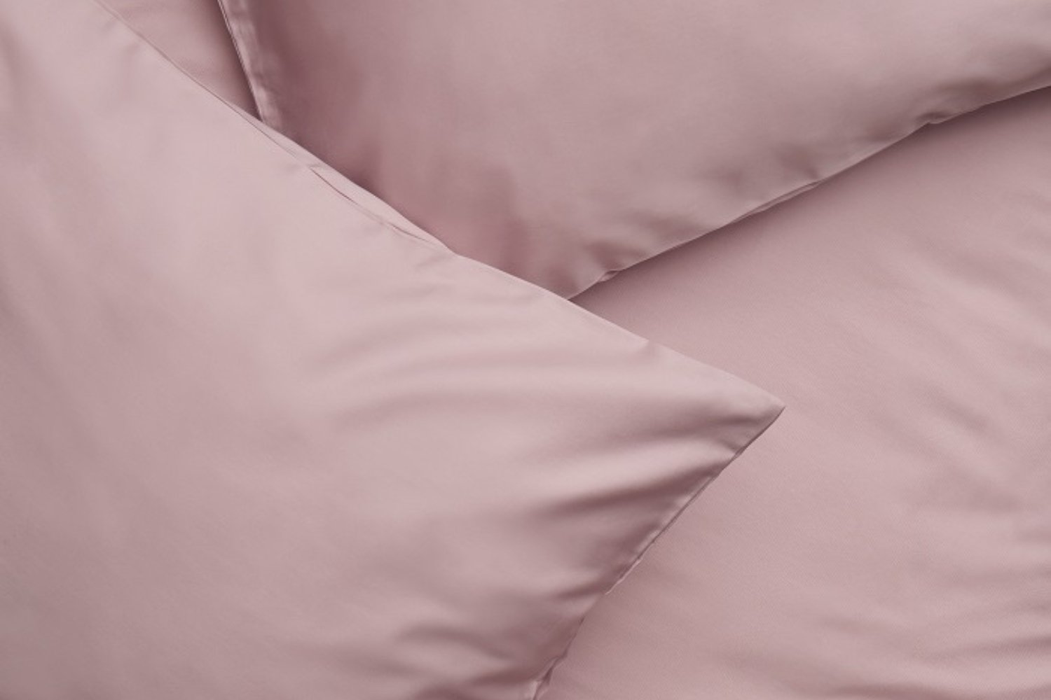 Set letto Dusty Pink in raso di cotone 140x200cm