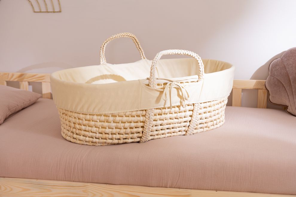 Cesta di Mosè con set materasso e lenzuola