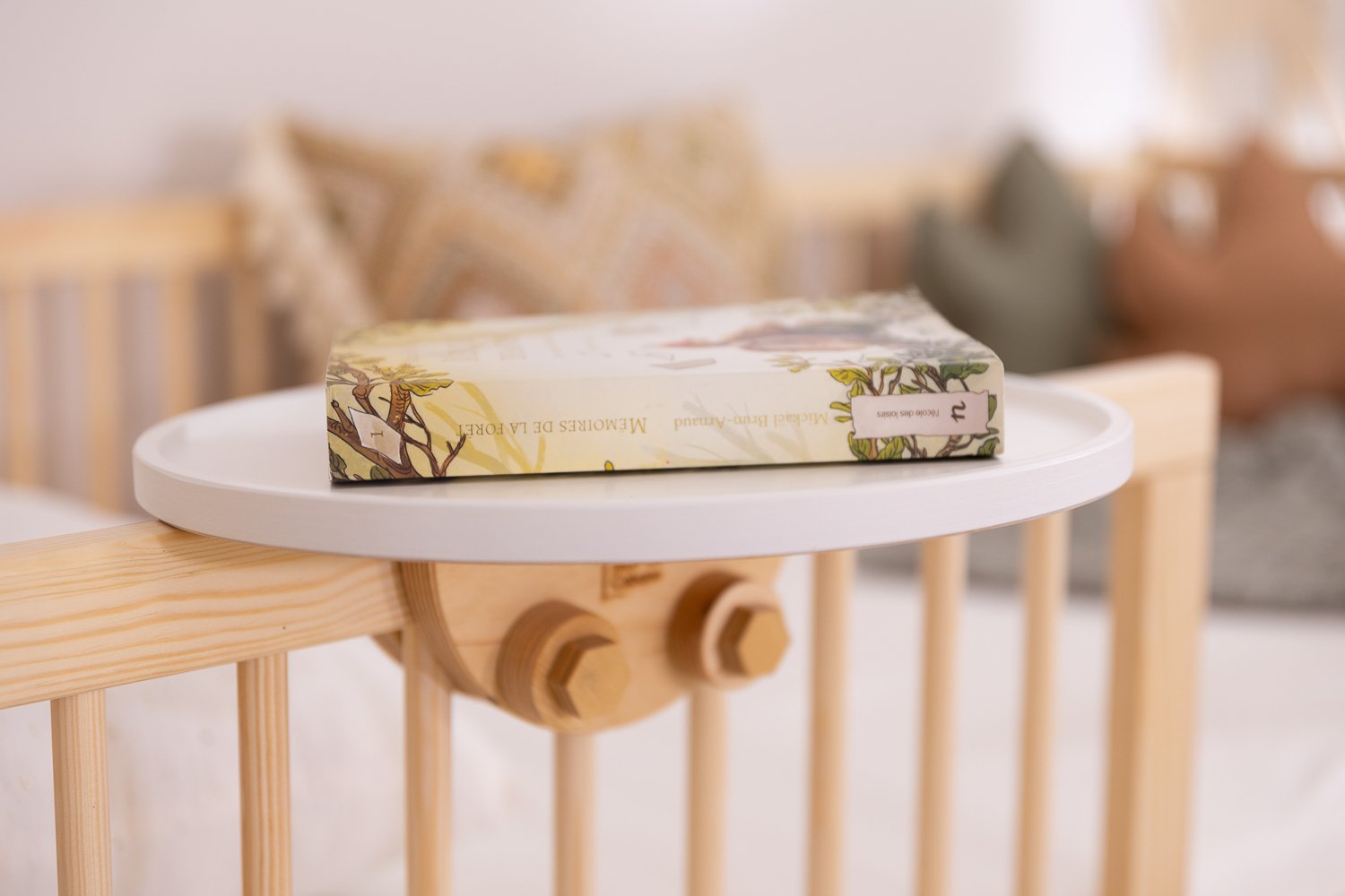 Wooden Bedside Shelf