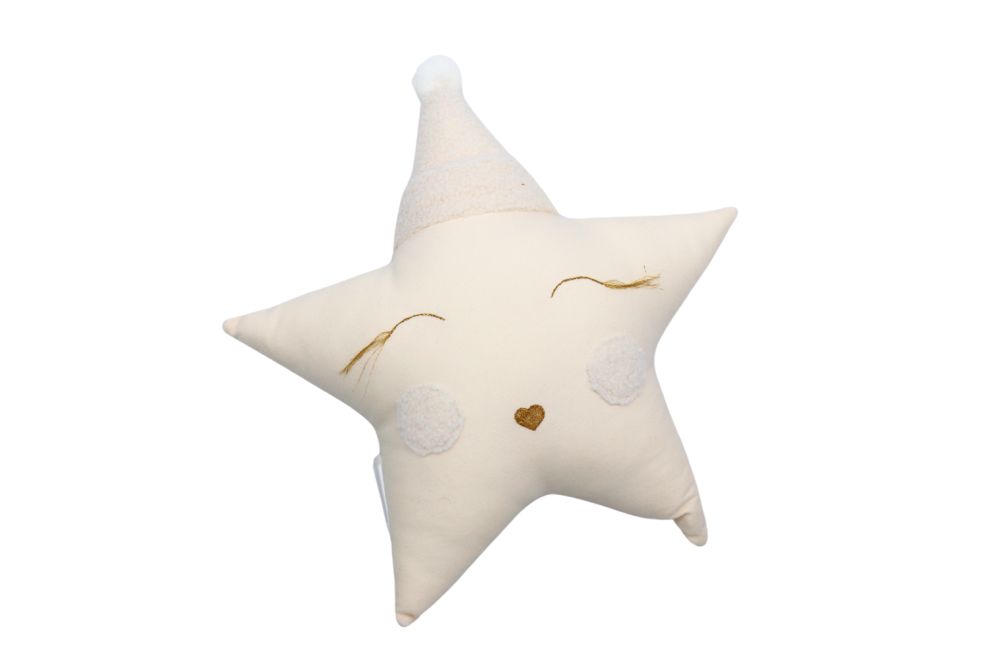 Sleeping Star Vanilla Cushion