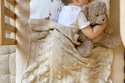 Manta Bambú Ivy Beige