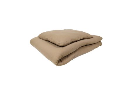 Cotton Muslin 120x170 Duvet & Pillow Set - Eucalyptus