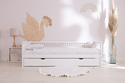 Ensemble Couette et Oreiller 120x170 Mousseline de Coton Avec Garnissage - Fleur de Coton
