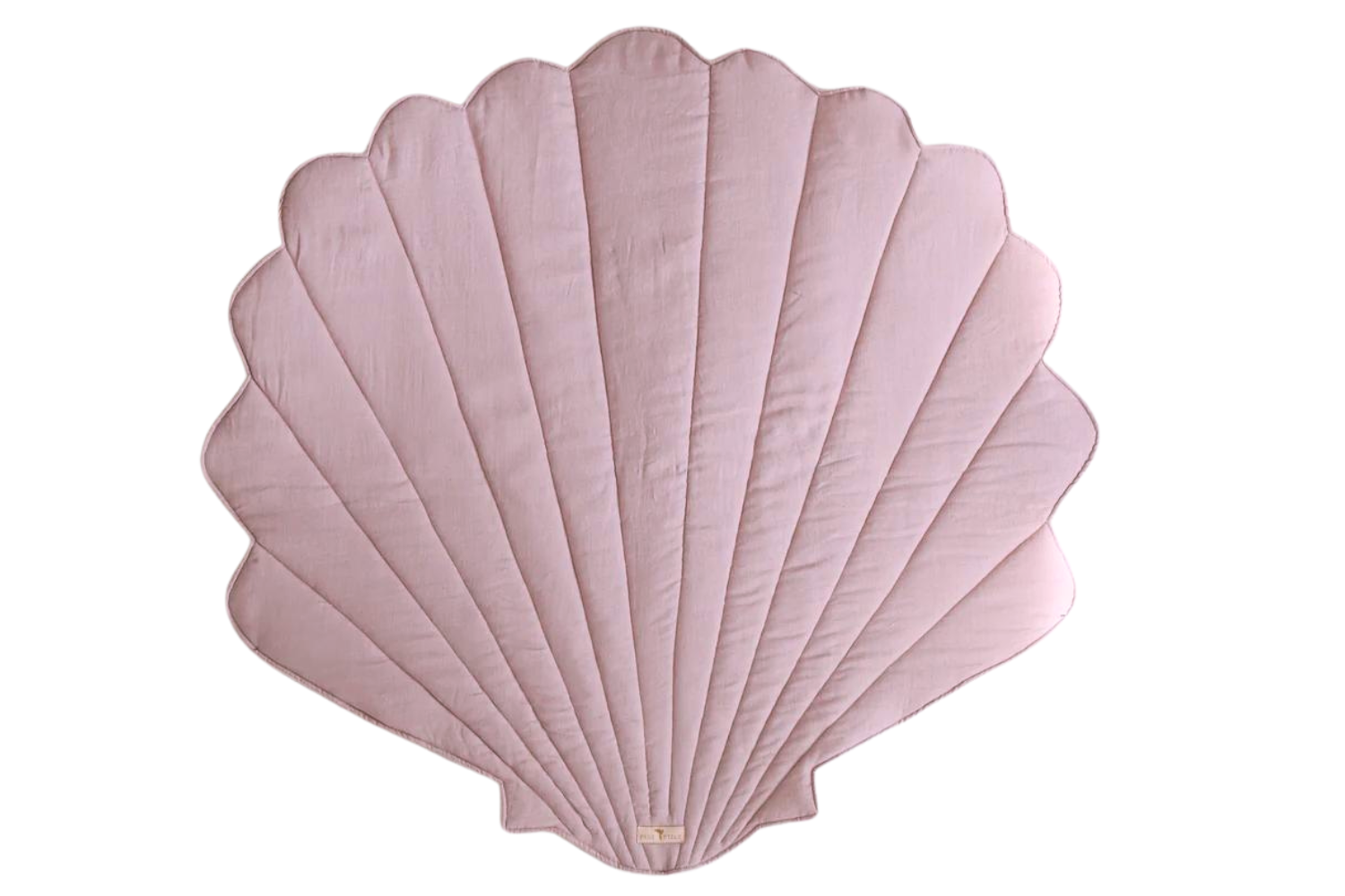 Linen Mat Shell Powder Pink