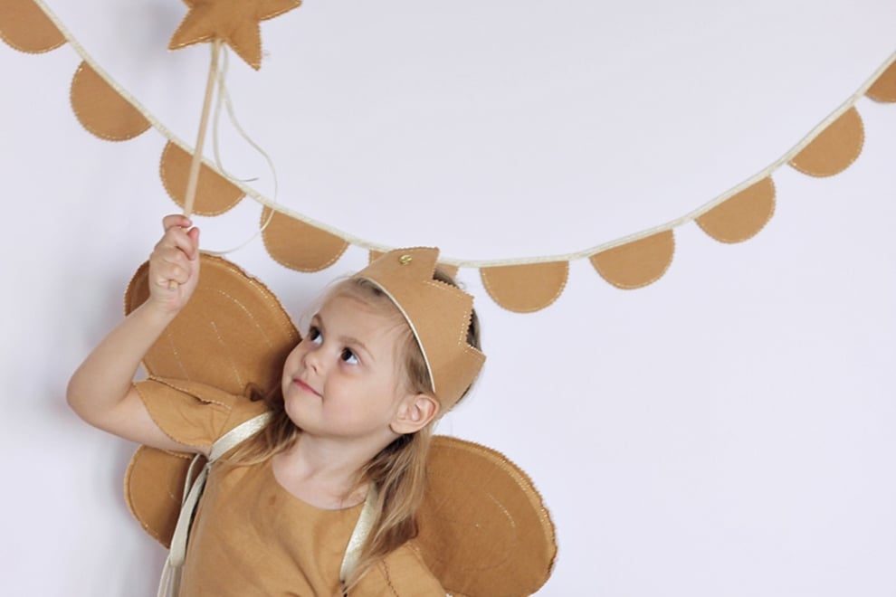 Caramel and Gold Party Garland