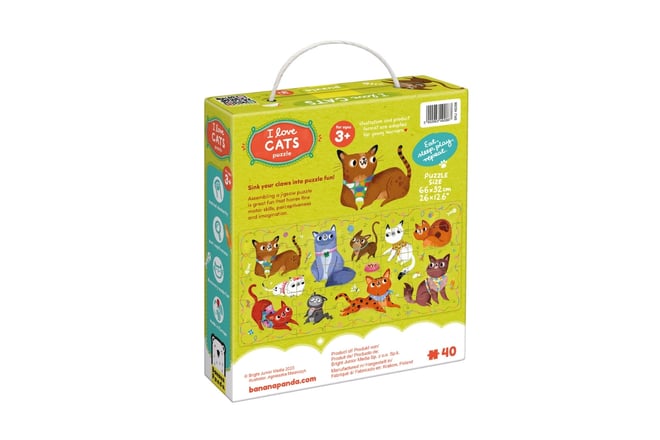 Puzzle Me encantan los gatos 3+