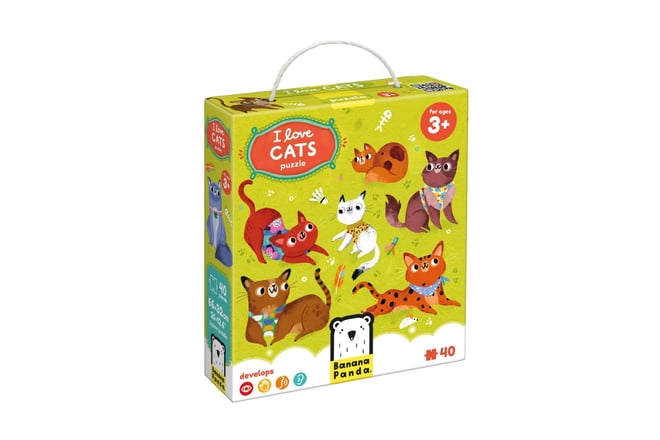 Puzzle Me encantan los gatos 3+