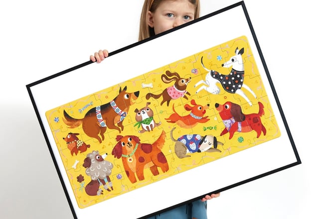 Puzzle J'adore Les Chiens 3+