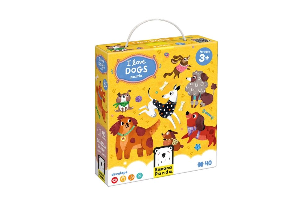 I Love Dogs Puzzle 3+