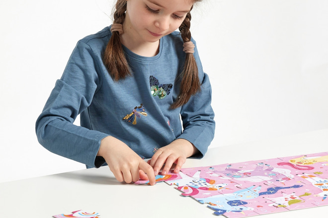 Puzzle Miluji jednorožce 4+