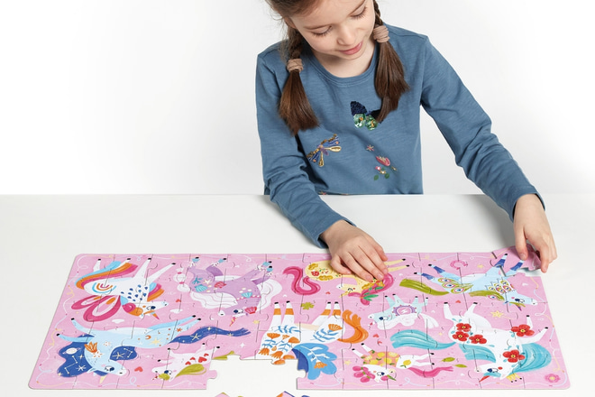 Puzzle Miluji jednorožce 4+