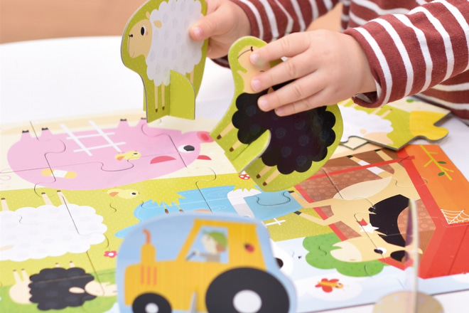 Puzzle Poznáváme farmu 2+
