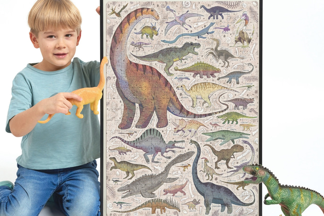 Puzzle Dinosauři 7+