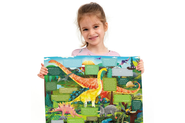 Puzzle Pozorování Dinosauři 4+