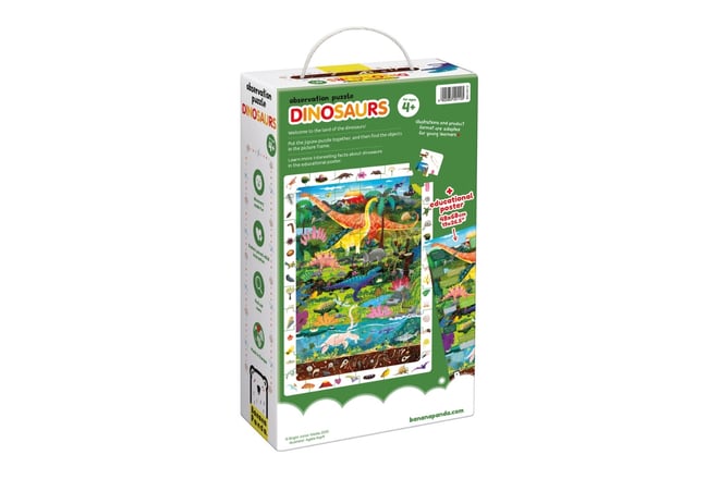 Puzzle d'osservazione Dinosauri 4+