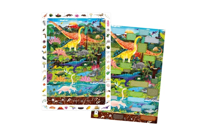 Puzzle d'osservazione Dinosauri 4+