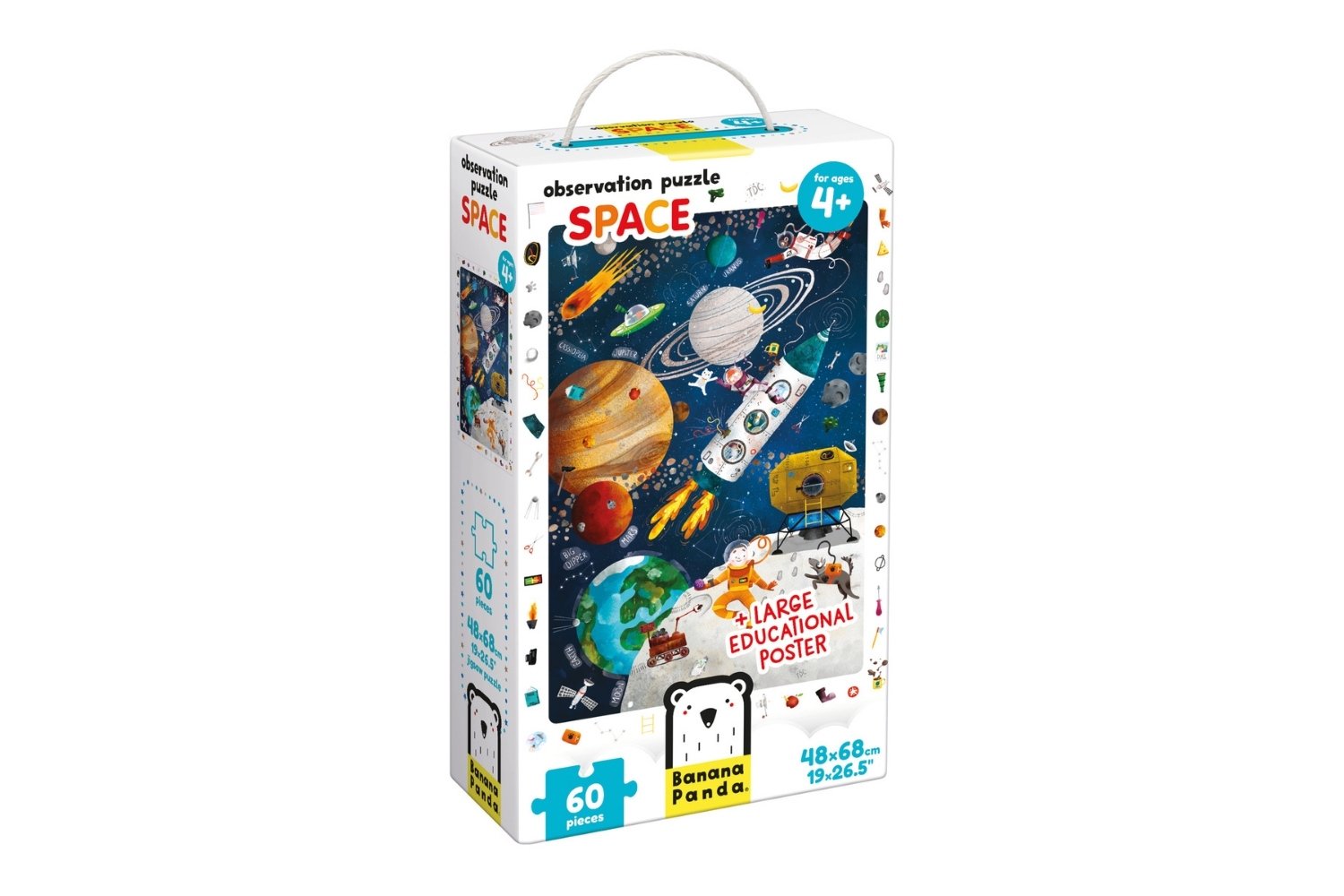 Puzzle de observação Espaço 4+