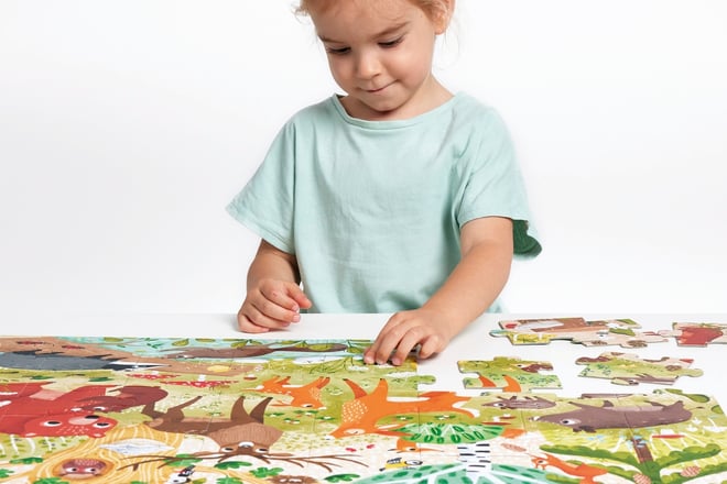 Puzzle Wild Jumbo Animali della foresta 3+