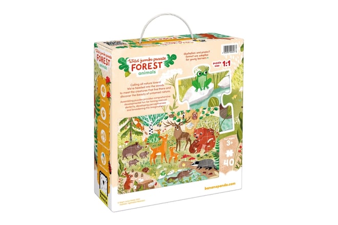 Puzzle Wild Jumbo Animali della foresta 3+