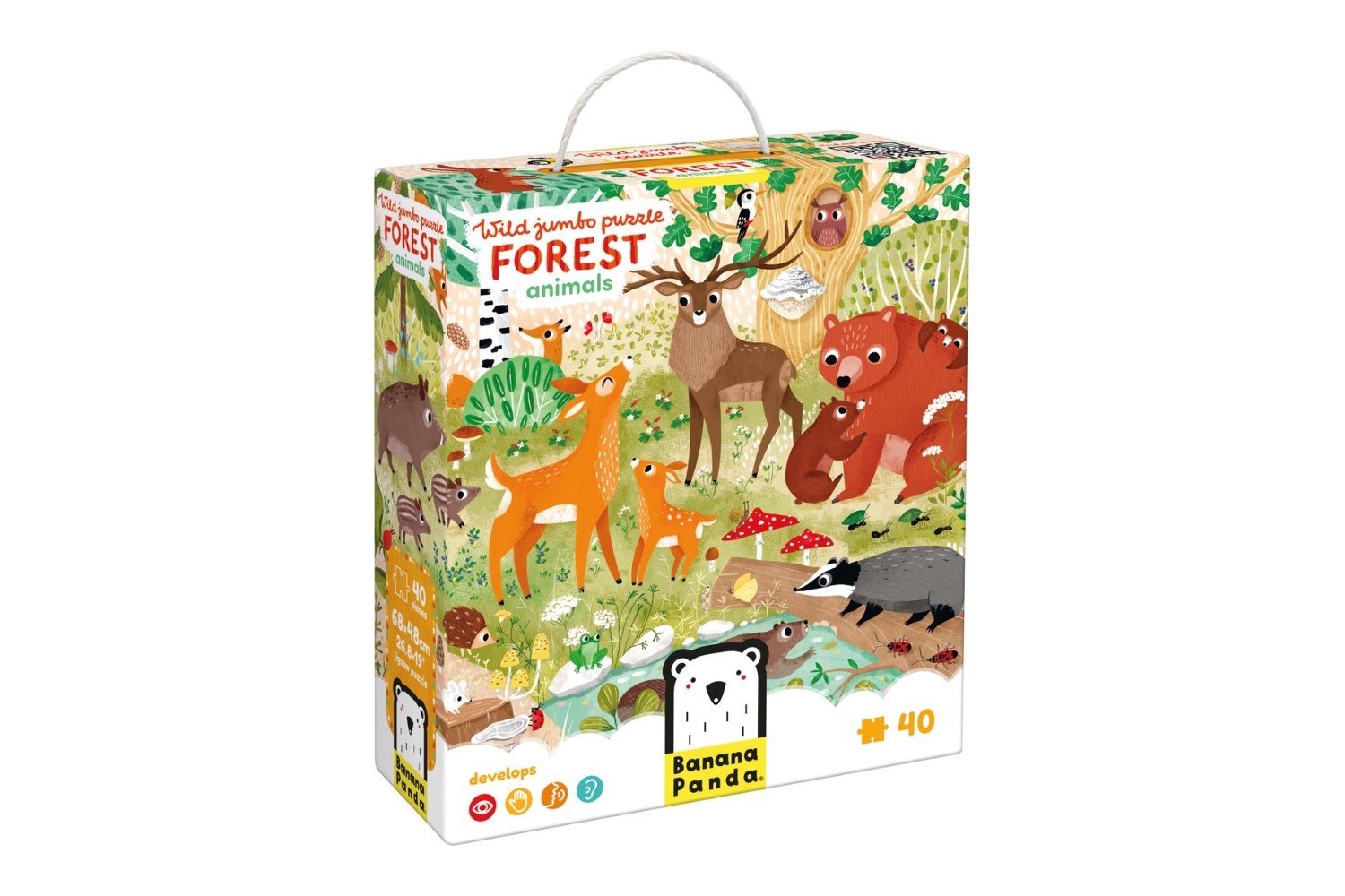 Wild Jumbo Puzzle Forest Animals 4+