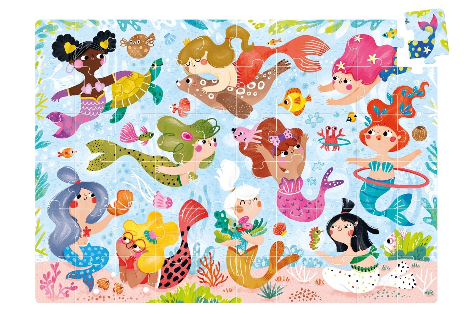 Magical Jumbo Puzzle Mermaids 4+