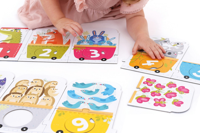 Puzzle Make-a-Match Vlak 3+