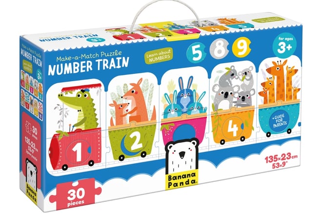 Puzzle Make-a-Match Train 3+