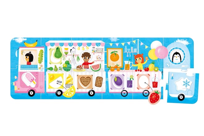 Puzzle Make-a-Match Food Truck 2+