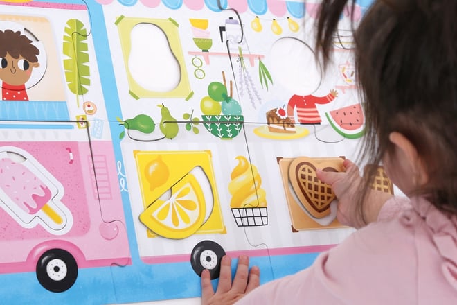 Make-a-Match Puzzle Food Truck 2+