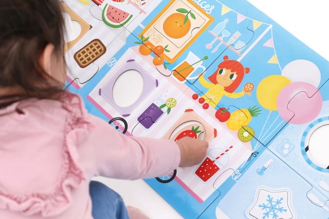 Puzzle Make-a-Match Food Truck 2+