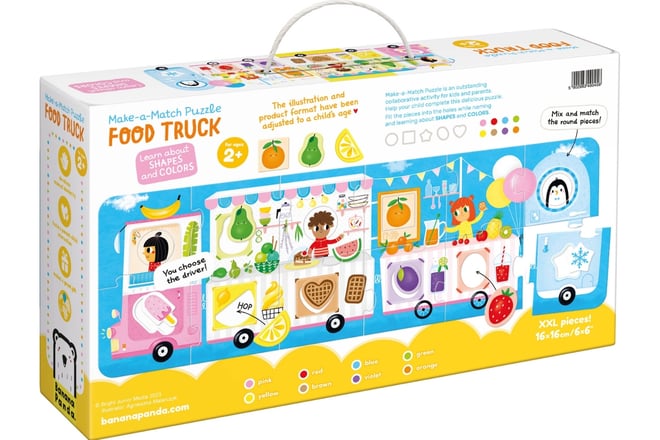 Puzzle Make-a-Match Food Truck 2+
