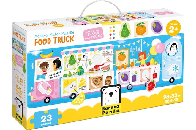 Puzzle Make-a-Match Food Truck 2+