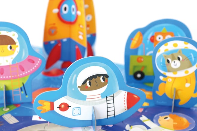  Puzzle descubriendo el espacio 2+