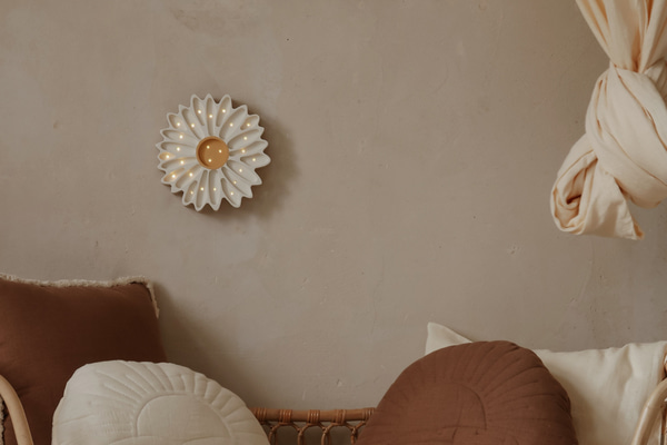 Lámpara Little Lights Margarita Blanca LED