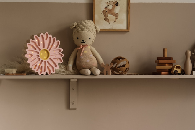 Lampa Little Lights Sedmikráska Pudrová Růžová LED