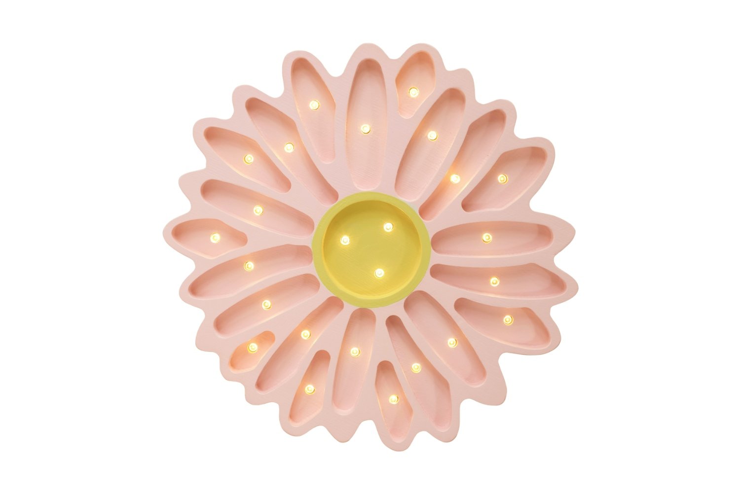 Saldi Estivi - Lampada Little Lights Margherita Rosa Cipria LED