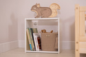 Wooden Storage Cube - White