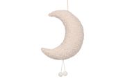 Coussin Lune Boucle Vanille