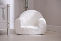 Fauteuil Bouclé Blanc
