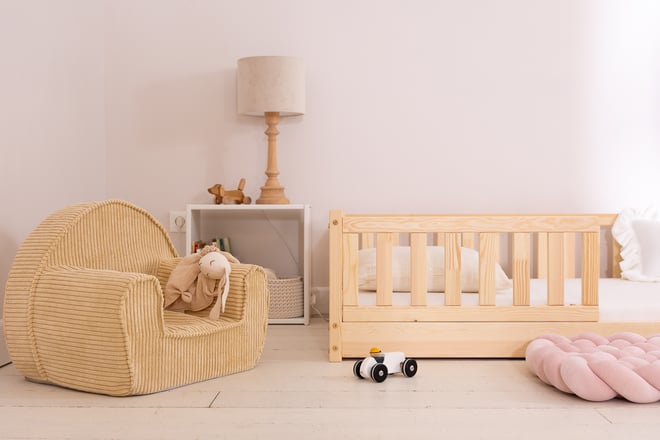 Cama Dakar Premium No Chão 90x190