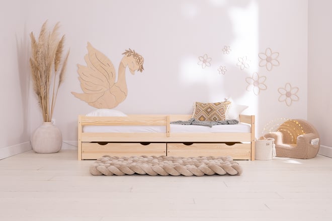 Letto Caracas Premium con Cassettone 90x200cm