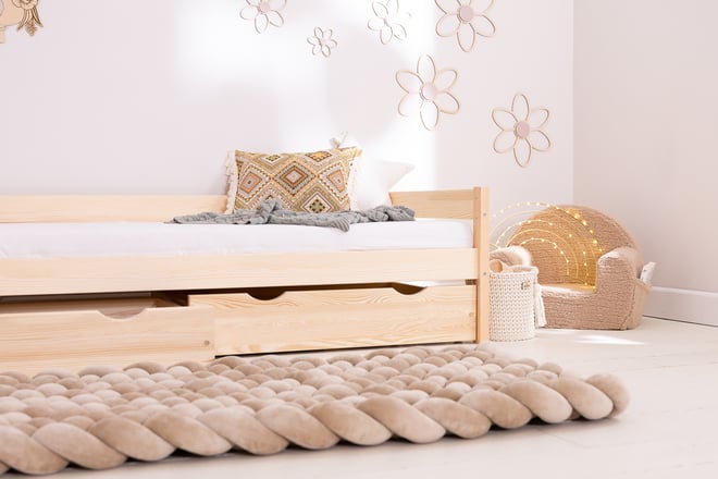 Letto Caracas Premium con Cassettone 90x200cm