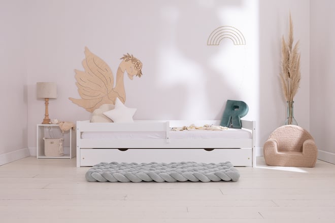 Letto Caracas Premium con Cassettone 90x200cm