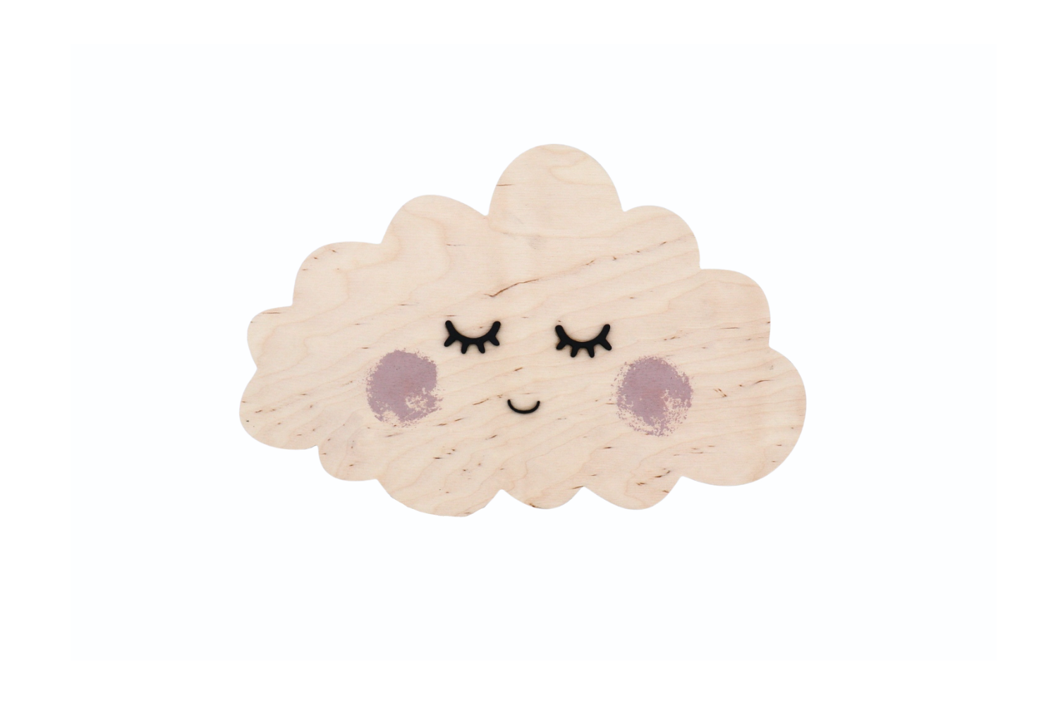 Smiling Cloud Lamp - Natural