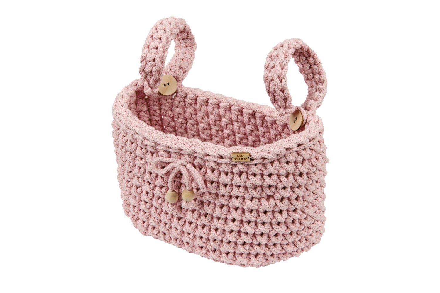 Crochet Bed Organiser - Pink